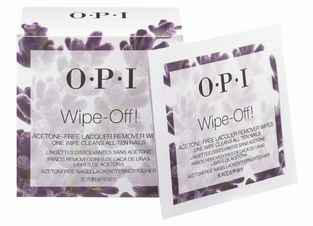 OPI Wipe-Off! Acetone Free Lacquer Remover Wipes