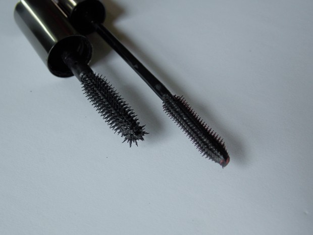 Two Great Mascara Brushes L-R: Benefit Cosmetics They're Real! and L'Oreal Paris Telescopic Shocking Extensions 