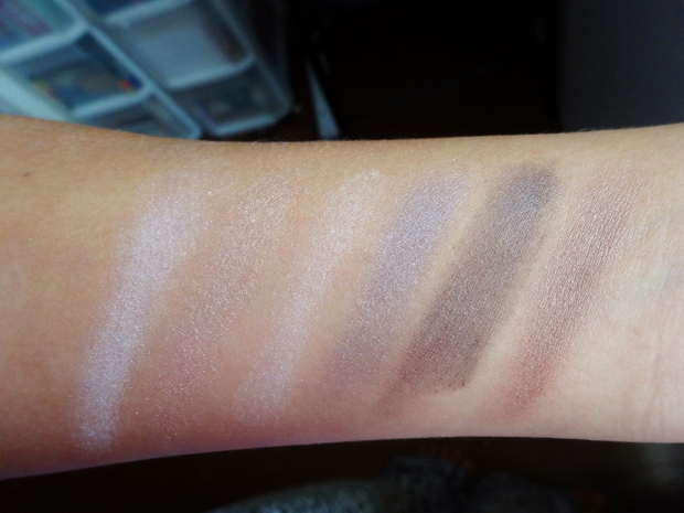 Swatches of Essence How To Make Nude Eyes Make-Up Box